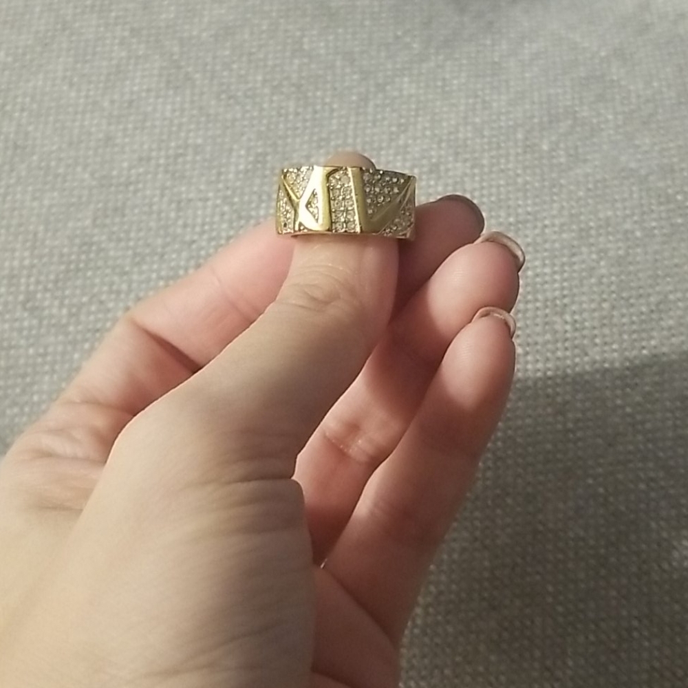 Gold Swarovski Ring